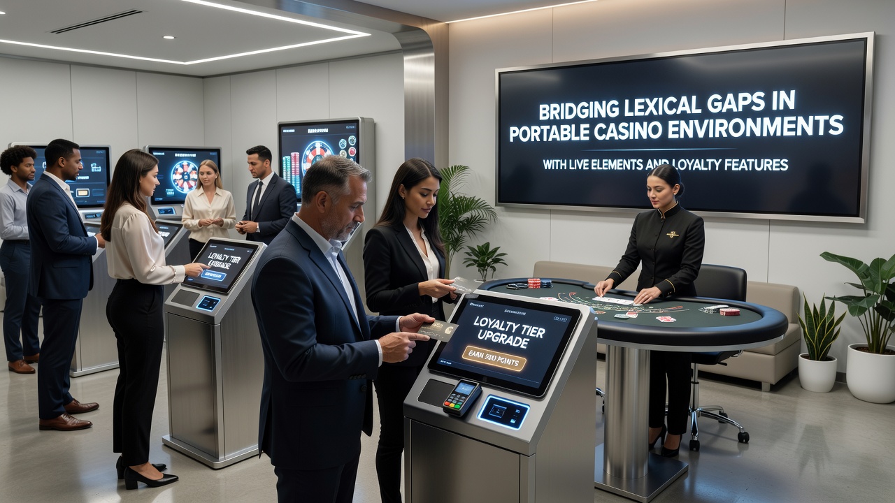 Close-up of loyalty program tiers displayed alongside a live casino stream on a portable device
