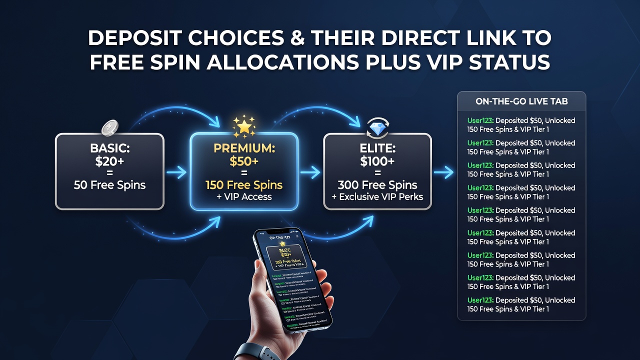 Progressive slot game on a smartphone screen with VIP status badge and pending free spin counter