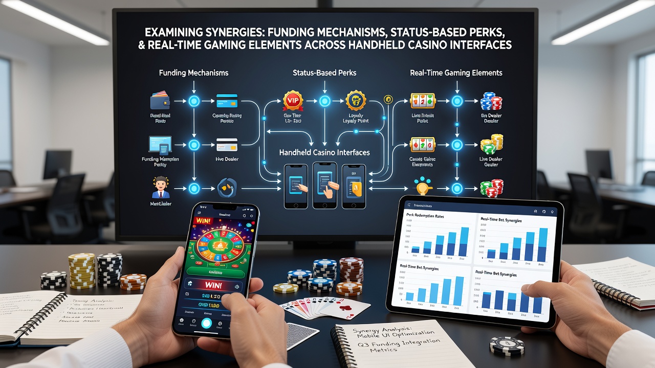 Mobile casino interface showing payment options and status perks integrated with real-time game elements
