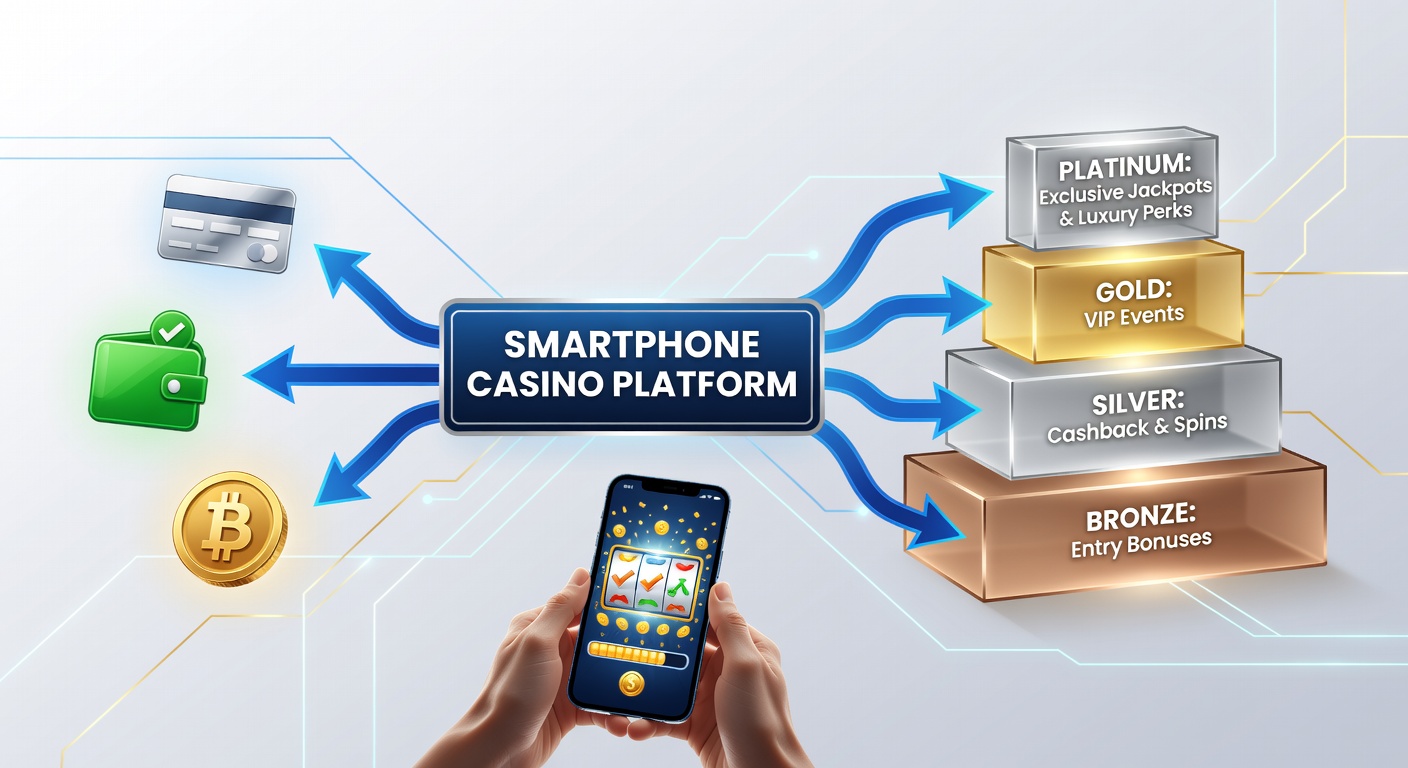 Mobile screen showing loyalty tier progression tied to deposit history