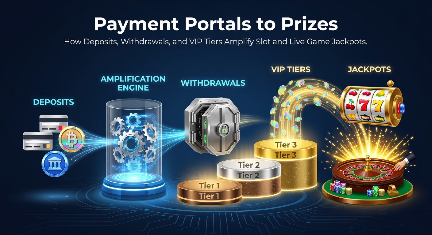 Digital payment interface displaying seamless deposit options and jackpot counters in an online gaming platform