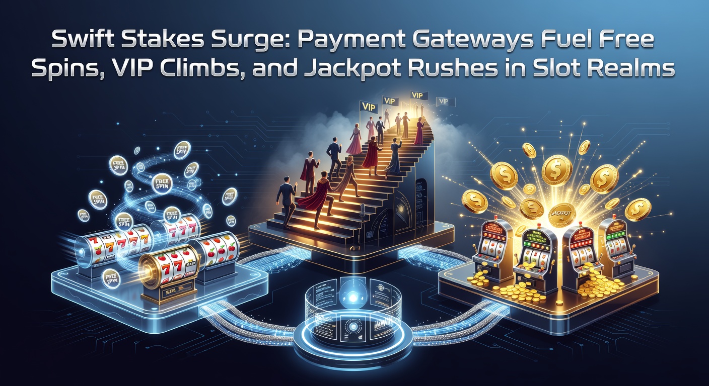 Vibrant digital slot reels spinning with glowing payment icons overlayed, symbolizing swift transactions boosting gameplay excitement