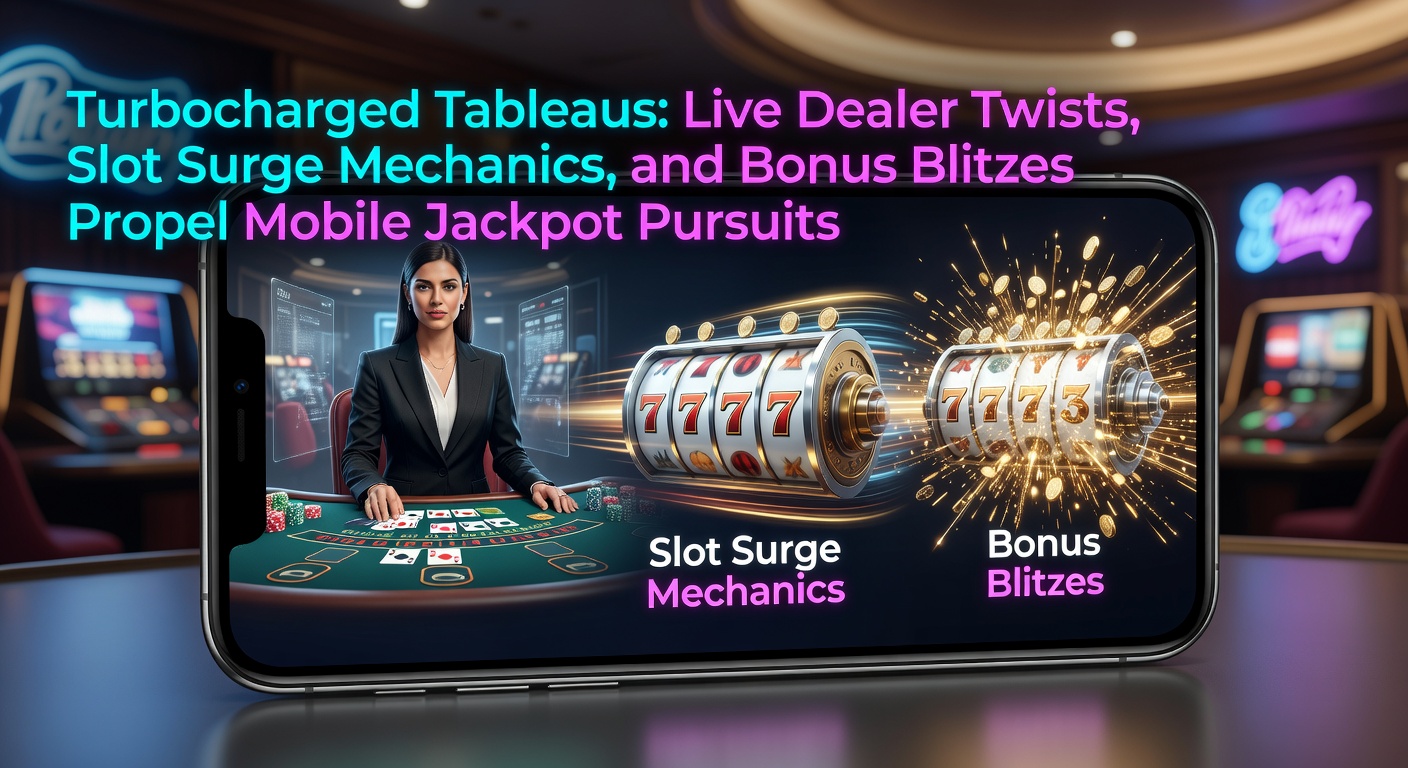 Dynamic mobile casino interface showing live dealer blackjack with cascading slot reels and bonus multipliers in the background